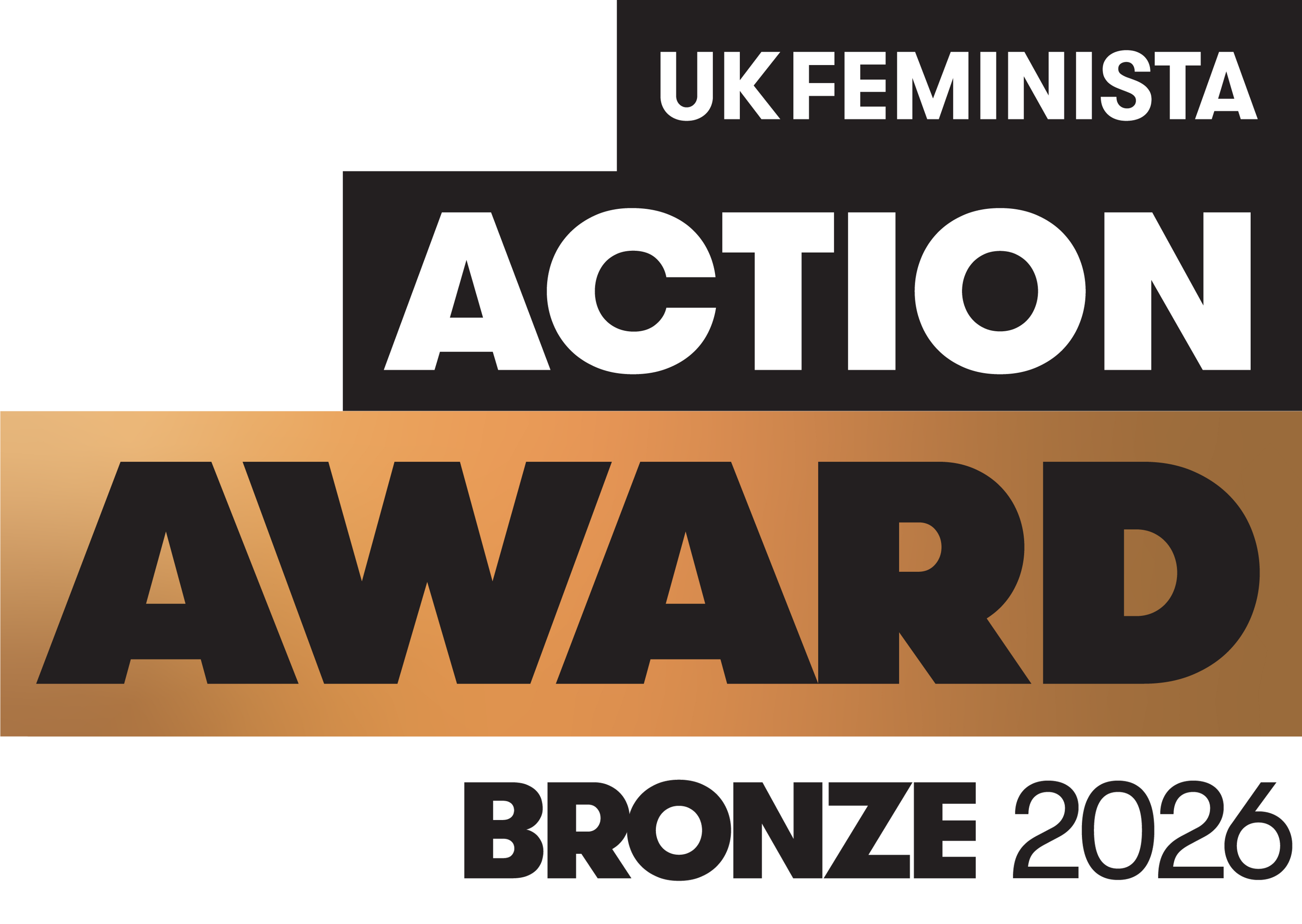 UKFEM ACTION AWARD LOGO BRONZE 2026 AW